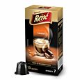 CafÃ© RenÃ© Caramel package and capsule for NespressoÂ®