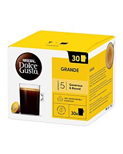 NescafÃ© Grande Big Pack package and capsule for Dolce Gusto