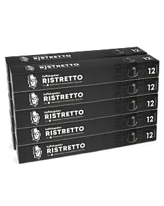 Packung mit 100 Aluminiumkapseln Kaffekapslen Ristretto für Nespresso