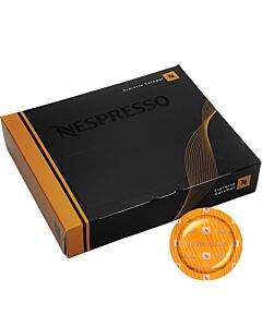 Nespresso Caramel Espresso Packung und Kapsel für Nespresso Pro