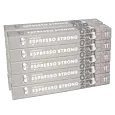 Packung mit 100 Aluminiumkapseln Kaffekapslen Espresso Strong für Nespresso