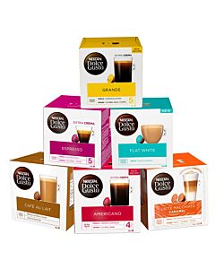 Dolce Gusto Starterpaket mit 6 Sorten